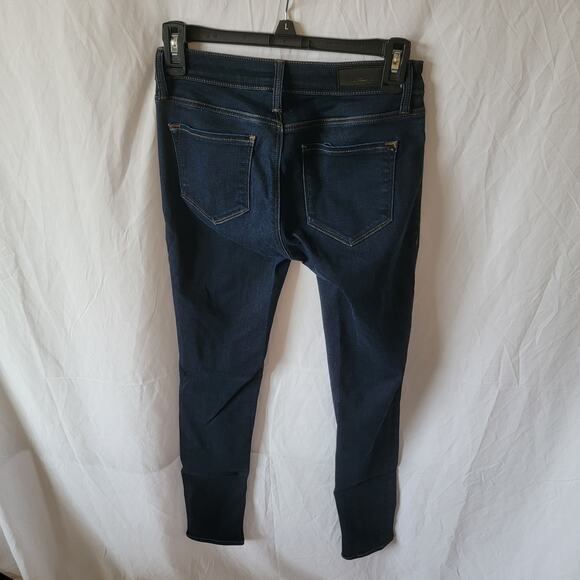 Mavi Gold Dark Wash Mid Rise Slim Stretch Ariana Classic Skinny Jeans Size 26 - Picture 11 of 11